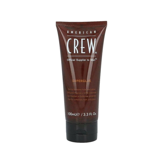 American Crew Superglue Extra Strong Hold and Shine Gel 100 ml - Strong Hold Hair Gel for Men