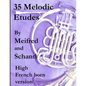 35 Melodic Etudes, High French Horn Version - Paperback
