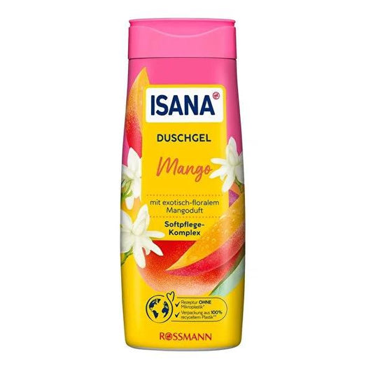 Isana Mango Shower Gel - Moisturizing, Vegan, Long-Lasting Fragrance