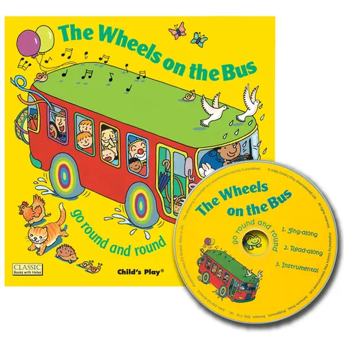 The Wheels on the Bus Go Round and Round [With CD] - Paperback