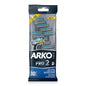 Arko Double-Edged Razor Blades for Men - Pro2 Series, 10-Pack, Smooth Shaving, Comfortable Grooming