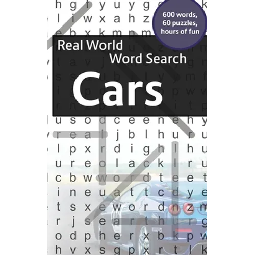 Real World Word Search: Cars - Paperback