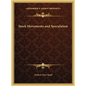 Stock Movements and Speculation - Hardcover