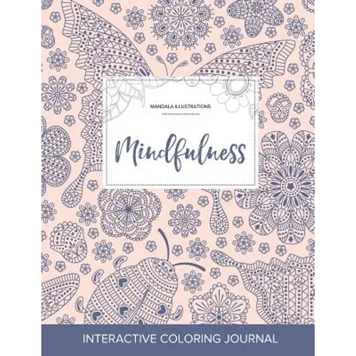 Adult Coloring Journal: Mindfulness (Mandala Illustrations, Ladybug) - Paperback