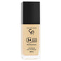 Golden Rose 24 Hours Stay Foundation Makeup - Long-Lasting, High Coverage, SPF 15 - Waterproof & Moisturizing