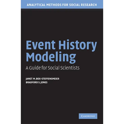 Event History Modeling: A Guide for Social Scientists - Paperback
