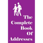 The Complete Book of Addresses - Paperback