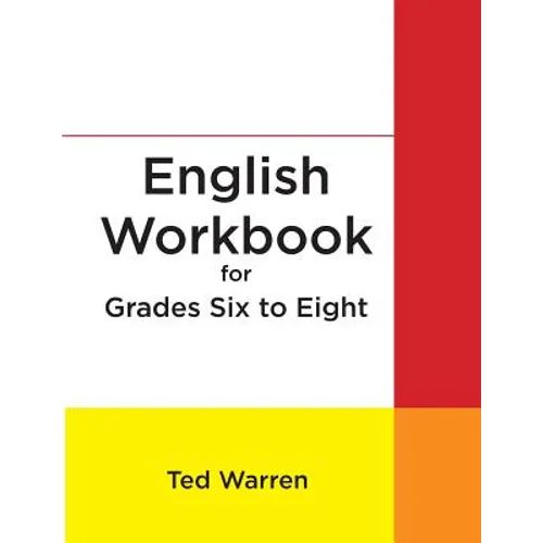 English Workbook for Grades Six to Eight - Paperback
