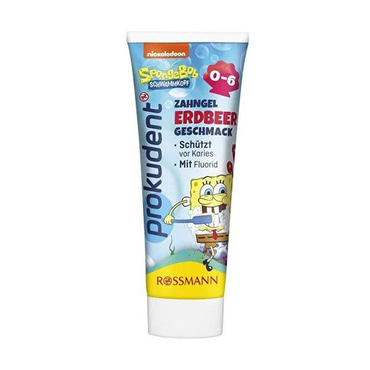 Prokudent Kids Strawberry Toothpaste: Gentle Fluoride Protection for 0-6 Year Olds, Prevents Decay, Makes Brushing Fun.