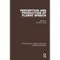 Perception and Production of Fluent Speech - Paperback