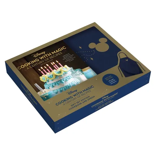 Disney: Cooking with Magic: A Century of Recipes Gift Set: Inspired by Decades of Disney's Animated Films from Steamboat Willie to Wish Plus Exclusive - Hardcover