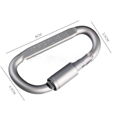 8-Pack: Aluminum Outdoor Carabiner