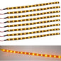 8-Piece: Flexible Waterproof LED Strip Light for Car
