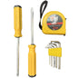 8-Piece: Tool Set with Measuring Tape, Screw Drivers, Hex Wrenches