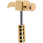 16G 1/4 Gold Tone Optical Illusion Hammer Cartilage Tragus Earring