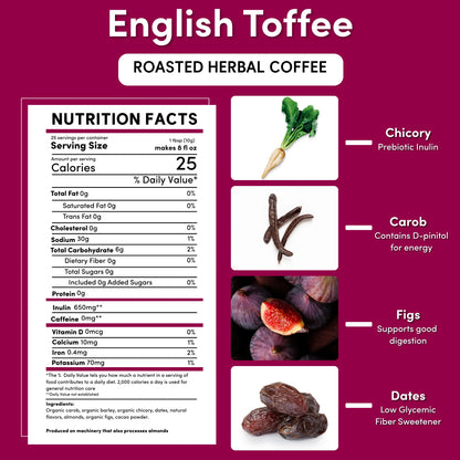 English Toffee Herbal Coffee