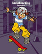 Skateboarding Coloring Book 1 - Paperback