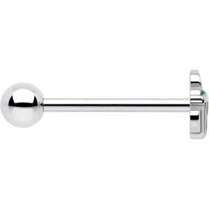 Beer Shamrock St Patricks Barbell Tongue Ring