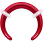 Stainless Steel Crescent Pincher Septum Ring - 14G and 16G