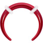 Stainless Steel Crescent Pincher Septum Ring - 14G and 16G