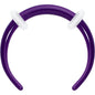 Stainless Steel Crescent Pincher Septum Ring - 14G and 16G