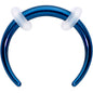 Stainless Steel Crescent Pincher Septum Ring - 14G and 16G
