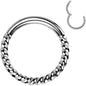 16G 5/16 Braided Style Precision Hinged Segment Ring