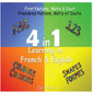 4 in 1 Learning, French and English, 4 books in 1: First Nations, Métis and Inuit based illustrations. - Paperback