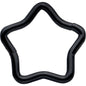 16G 5/16 Black Star Shaped Hinged Segment Ring