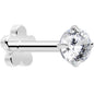 18G 5/16 CZ Implant Grade Titanium Reversible Threadless Flatback