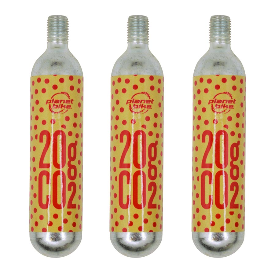 Planet Bike CO2 cartridges 20g Threaded 3pcs