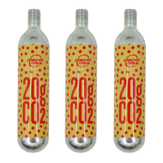 Planet Bike CO2 cartridges 20g Threaded 3pcs