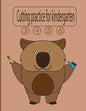cutting practice for kindergarten: learning to cut with scissors for kids, scissor skills preschool for kids age 3-5, cut and glue workbook - Paperback