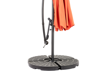 Best Choice Products 10ft Offset Hanging Market Patio Umbrella w-Easy Tilt