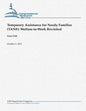 Temporary Assistance for Needy Families (TANF): Welfare-to-Work Revisited - Paperback