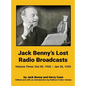 Jack Benny's Lost Radio Broadcasts - Volume Three (hardback): October 30, 1932 - January 26, 1933 - Hardcover