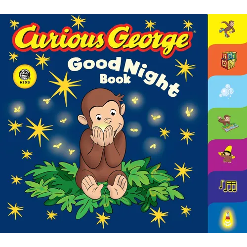 Curious George Good Night Book Tabbed Board Book - Board Book