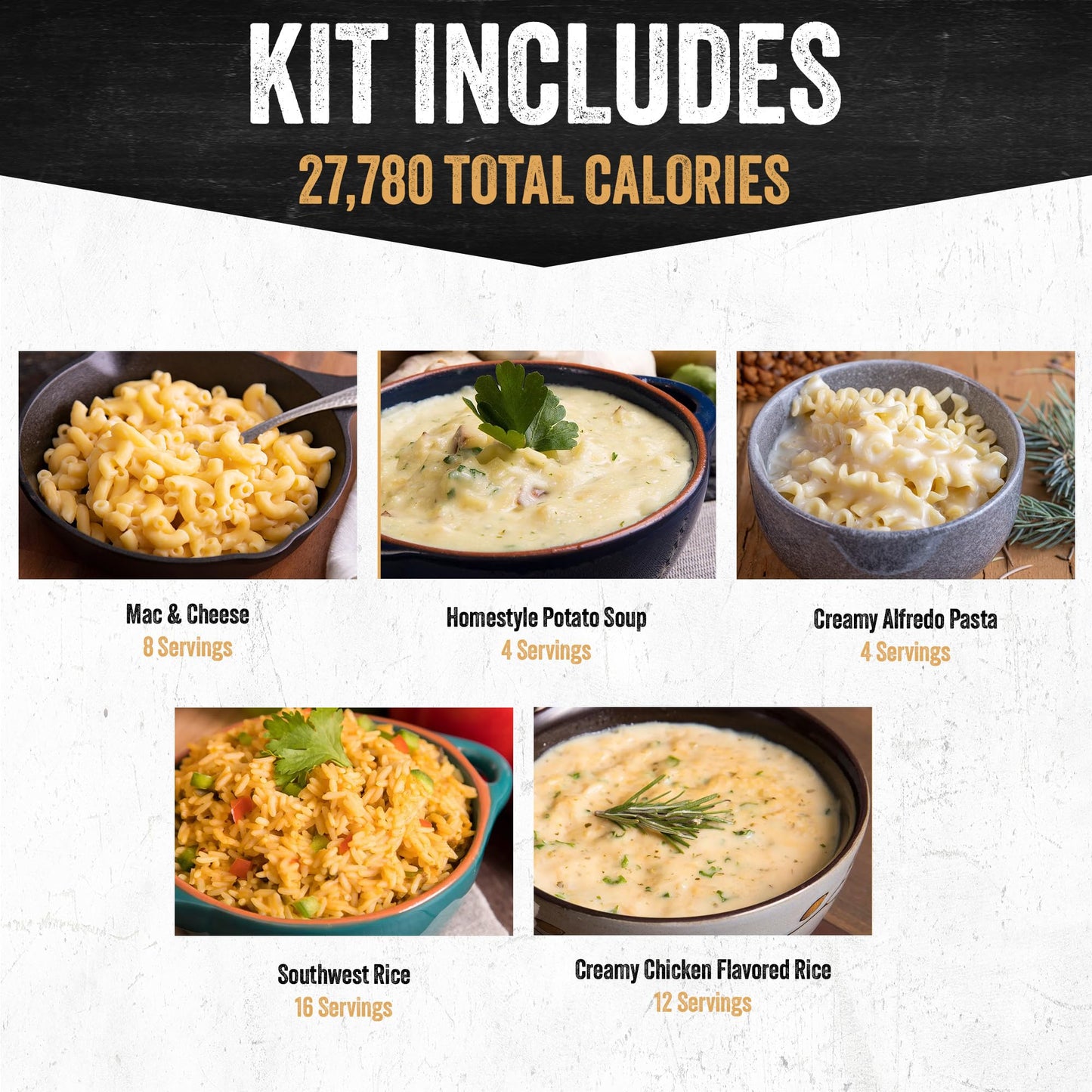 Ready Hour 72-Hour Emergency Food Kit Sample - Survival Meals Variety Pack for Disaster Prep, Freeze-Dried/Dehydrated Camping Food, Bug Out Bag MRE Alternative, Preparedness & Power Outage Supplies