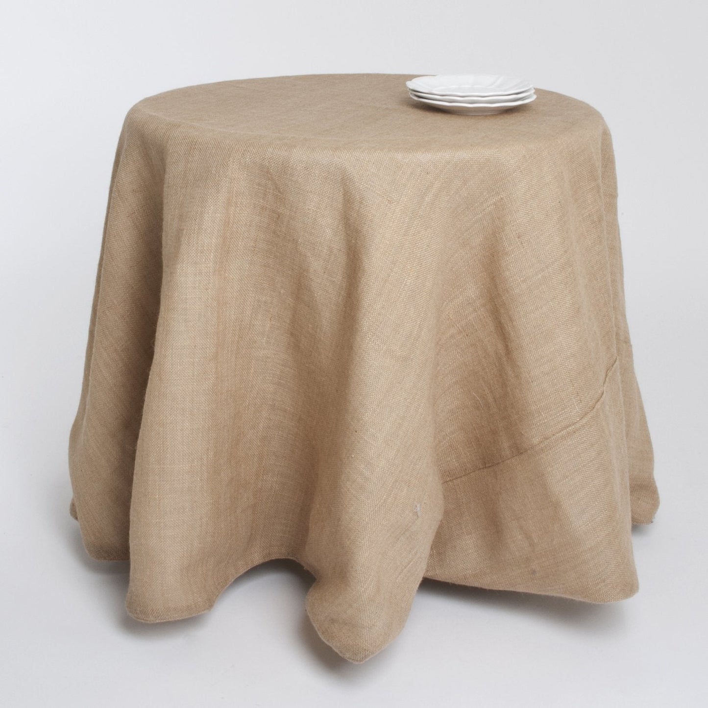 Fennco Styles Passe Partout Burlap Lined Tablecloth. 100% Burlap