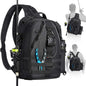 Piscifun Fishing Backpack with Rod Holder, Lightweight Sling Bag Storge Gear and Equipment