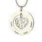 s925 brand eight-character necklace infinity name customization