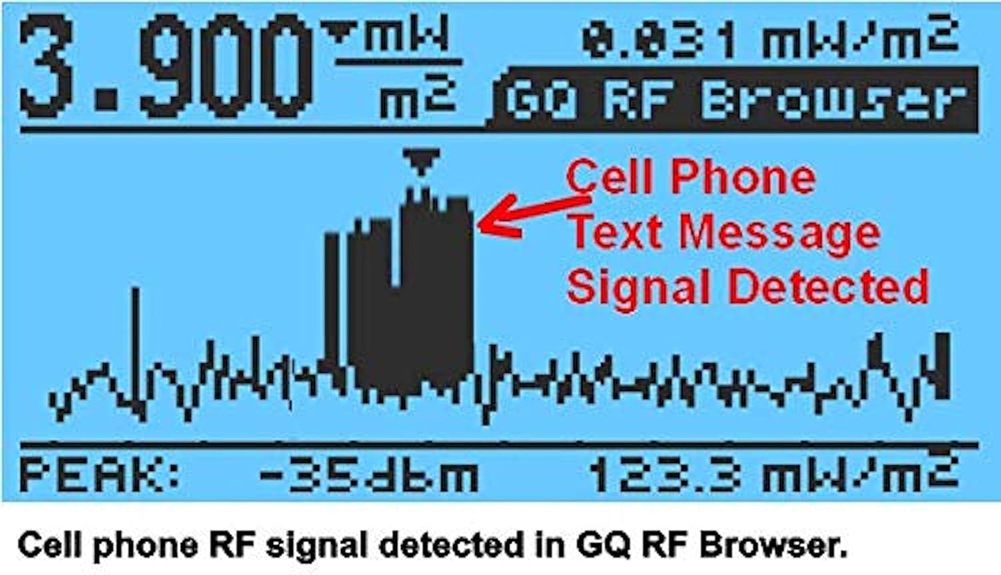 EMF Meter,Advanced GQ EMF-390 Multi-Field Electromagnetic Radiation 3-in-1 EMF ELF RF meter, 5G Cell Tower Smart meter Wifi Signal Detector RF up to 10GHz with Data Logger and 2.5Ghz Spectrum Analyzer