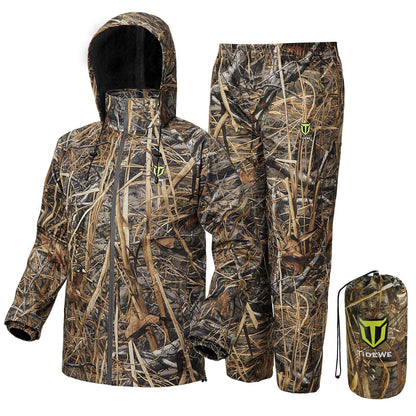 TIDEWE 2-Piece Rain Suit, Waterproof and Breathable