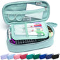 Large Pencil Case 1800ml - Heavy Duty Canvas School Supplies Organizer for Kids Students