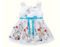 Little girl white floral butterfly skirt baby dress Princess
