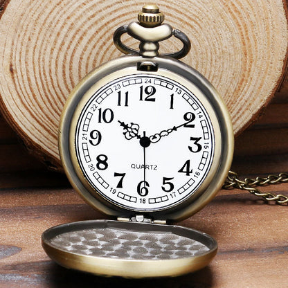 Diamond flower pocket watch