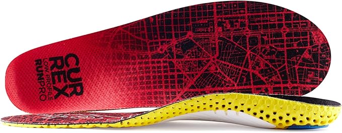 CURREX RunPro Insoles for Running Shoes – Arch Support Inserts to Help Reduce Fatigue, Prevent Injuries & Boost Performance – for Men & Women – Low Arch, 2X Size