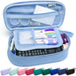 Large Pencil Case 1800ml - Heavy Duty Canvas School Supplies Organizer for Kids Students