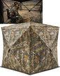 TIDEWE Hunting Blind 270°See Through with Carrying Bag, Pop Up Ground Blinds, Portable Resilient Hunting Tent (Forest Fade Camo)