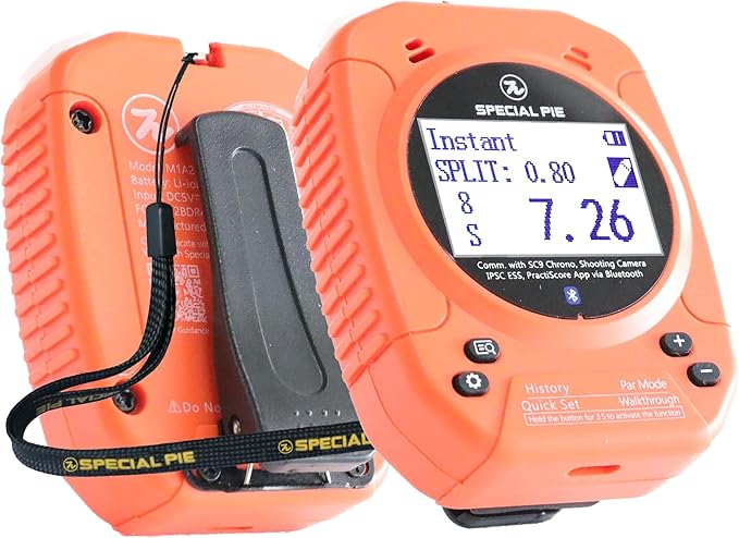 Shot Timer for Shooting - Upgraded Shooting Timer for Training & Dry Fire Practice, Loud Buzzer and Auto-Backlight, Ideal for IPSC, IDPA, USPSA